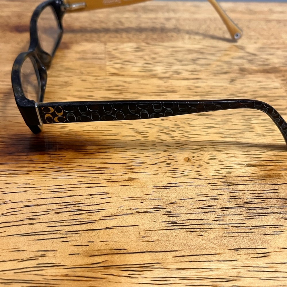 Coach HC6001 Emily 5055 50-15-135 Dark Tortoise Rectangular Frames Only - Picture 3 of 6